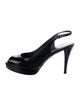 Stuart Weitzman Patent Leather Slingback Pumps