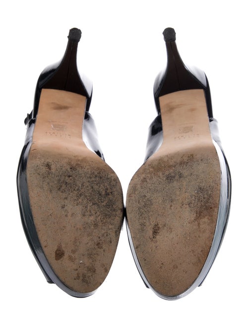 Stuart Weitzman Patent Leather Slingback Pumps