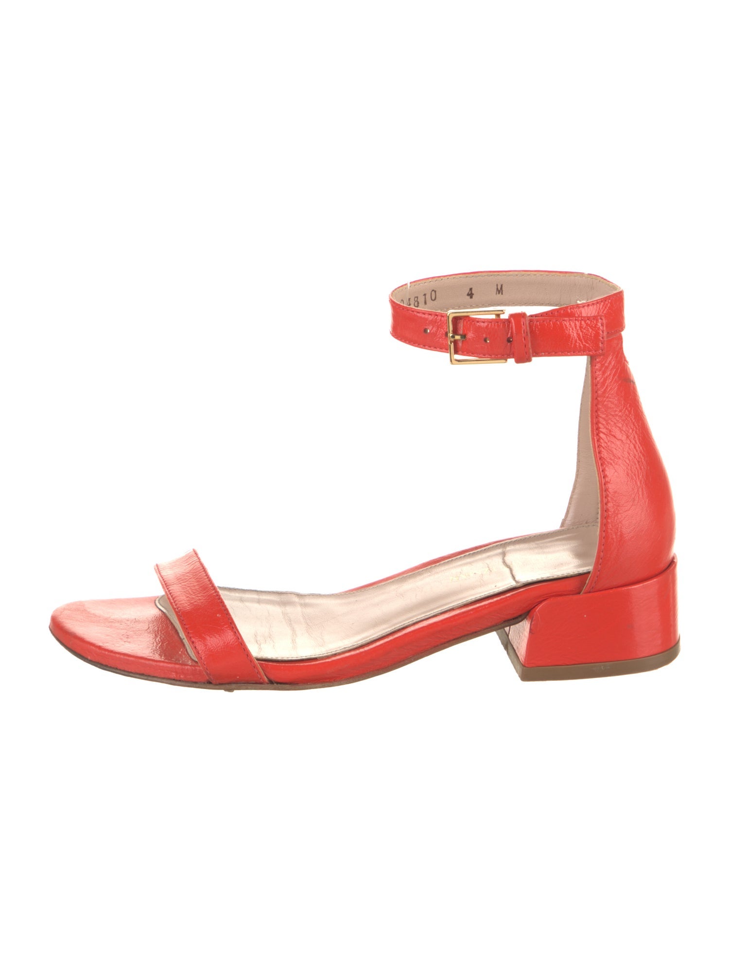 Stuart Weitzman Patent Leather Sandals