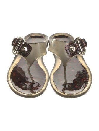 Stuart Weitzman PVC Slides