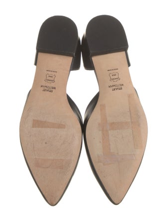 Stuart Weitzman Leather D'Orsay Flats