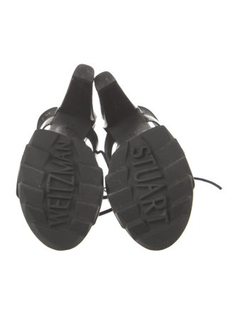 Stuart Weitzman Leather Slingback Sandals