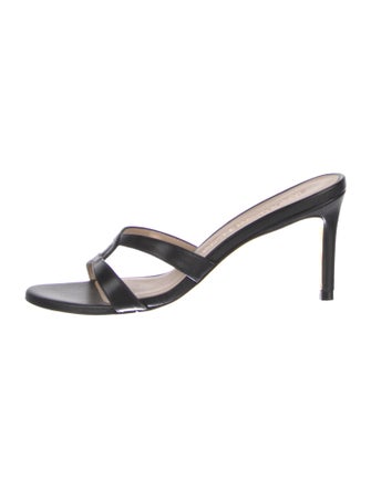 Stuart Weitzman Leather Slides