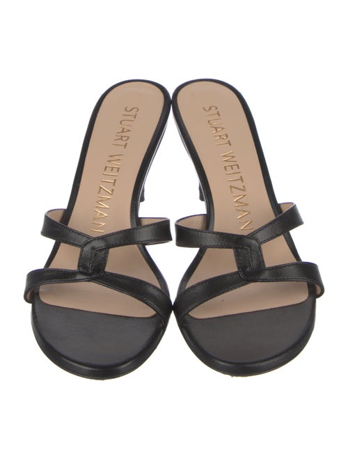 Stuart Weitzman Leather Slides