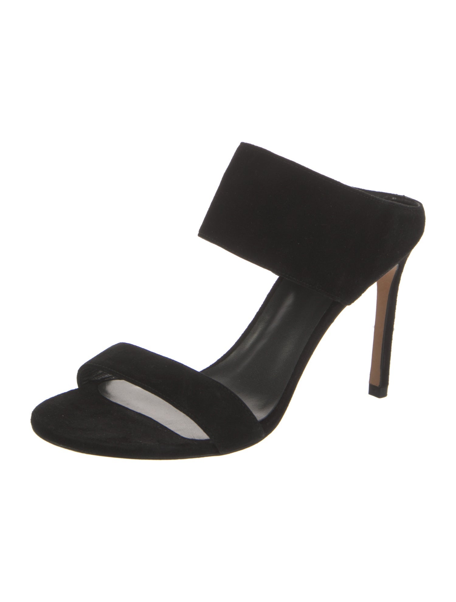 Stuart Weitzman Suede Slides