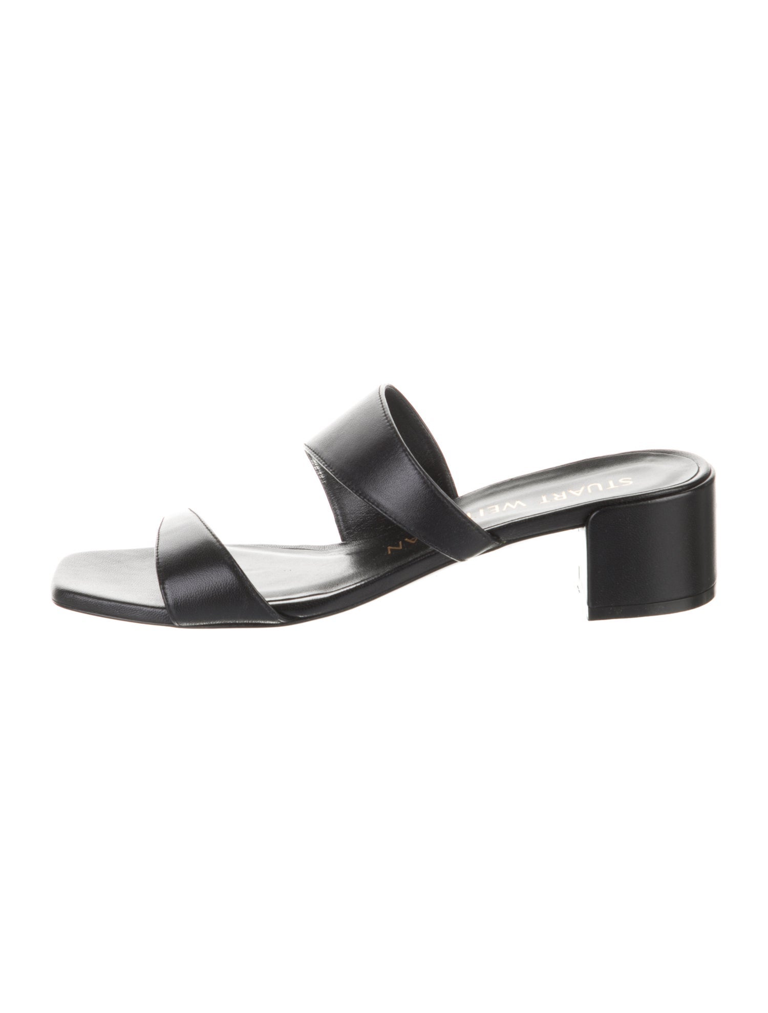 Stuart Weitzman Leather Slides w/ Tags