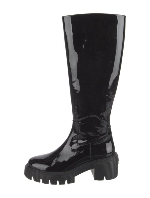 Stuart Weitzman Patent Leather Rain Boots