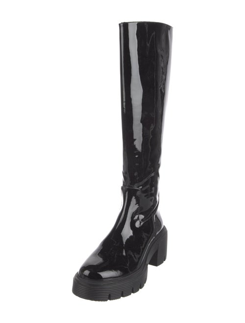 Stuart Weitzman Patent Leather Rain Boots