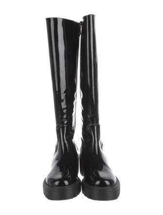 Stuart Weitzman Patent Leather Rain Boots