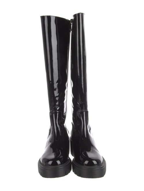 Stuart Weitzman Patent Leather Rain Boots