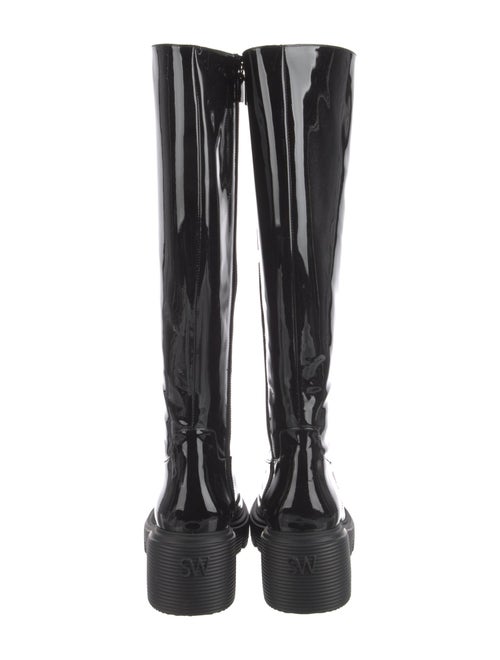 Stuart Weitzman Patent Leather Rain Boots