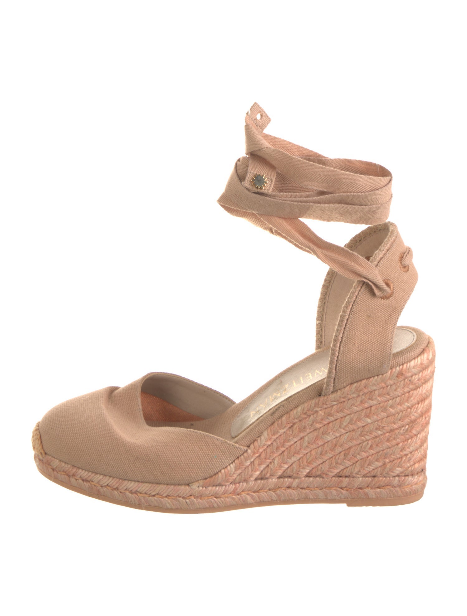 Stuart Weitzman Canvas D'Orsay Pumps