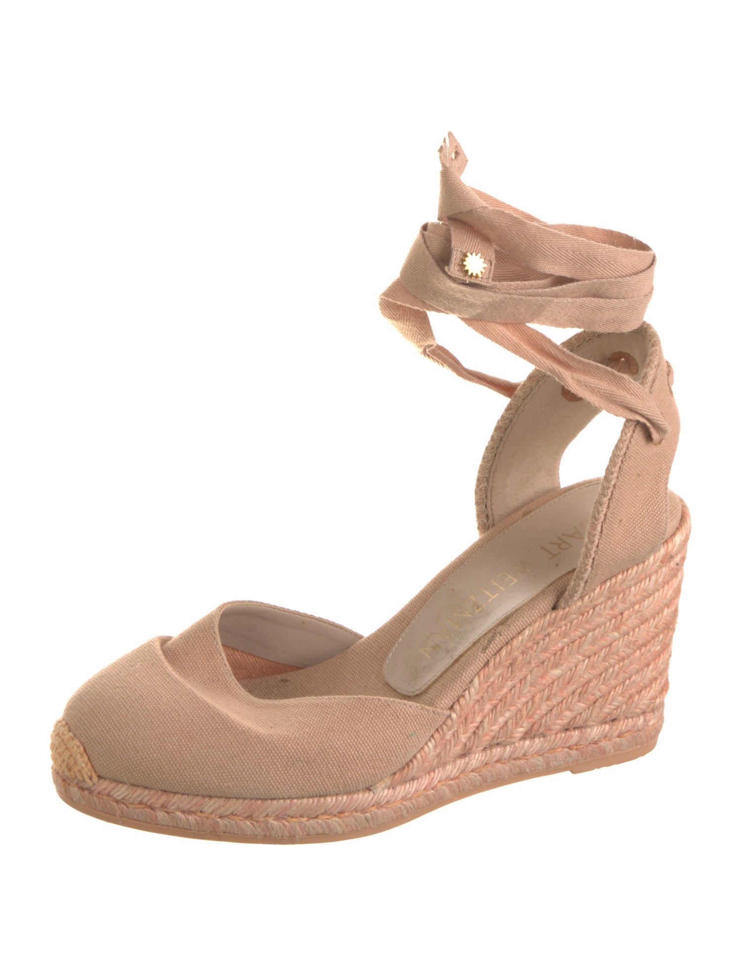 Stuart Weitzman Canvas D'Orsay Pumps