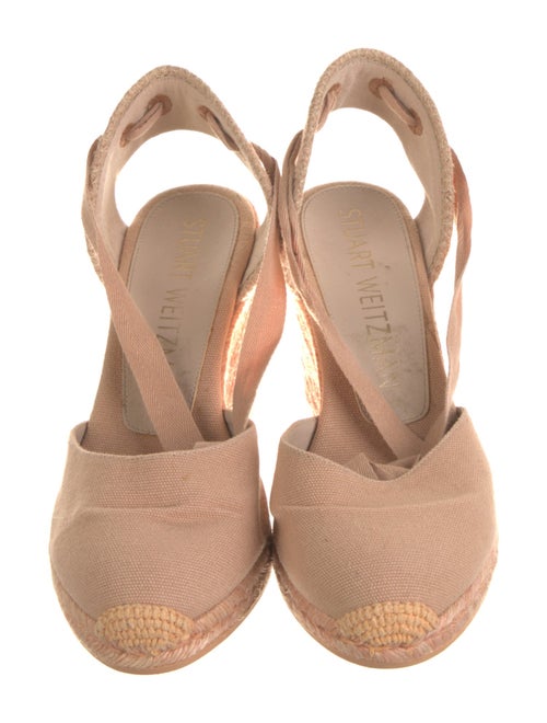 Stuart Weitzman Canvas D'Orsay Pumps