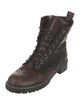 Stuart Weitzman Leather Combat Boots