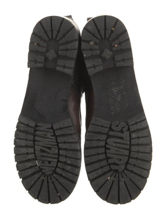 Stuart Weitzman Leather Combat Boots