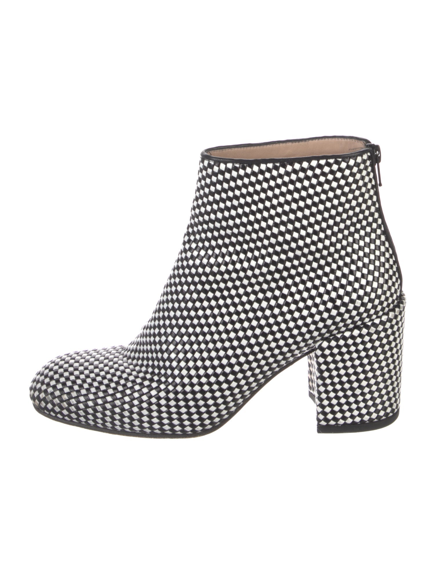 Stuart Weitzman Leather Printed Boots