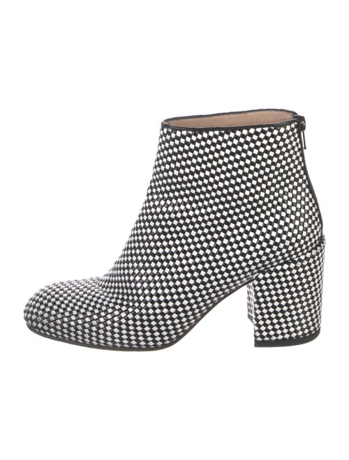 Stuart Weitzman Leather Printed Boots
