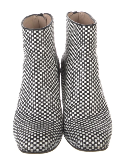 Stuart Weitzman Leather Printed Boots