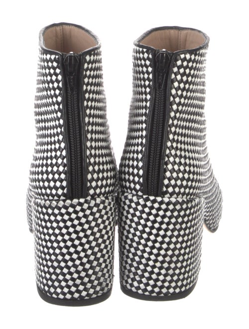 Stuart Weitzman Leather Printed Boots