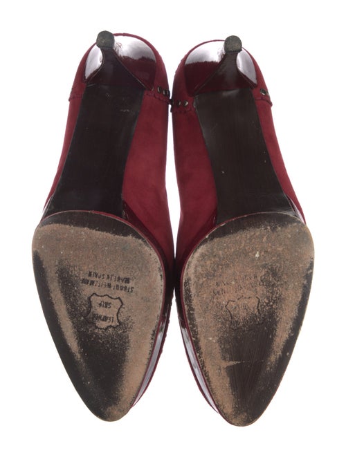 Stuart Weitzman Suede Patterned Pumps