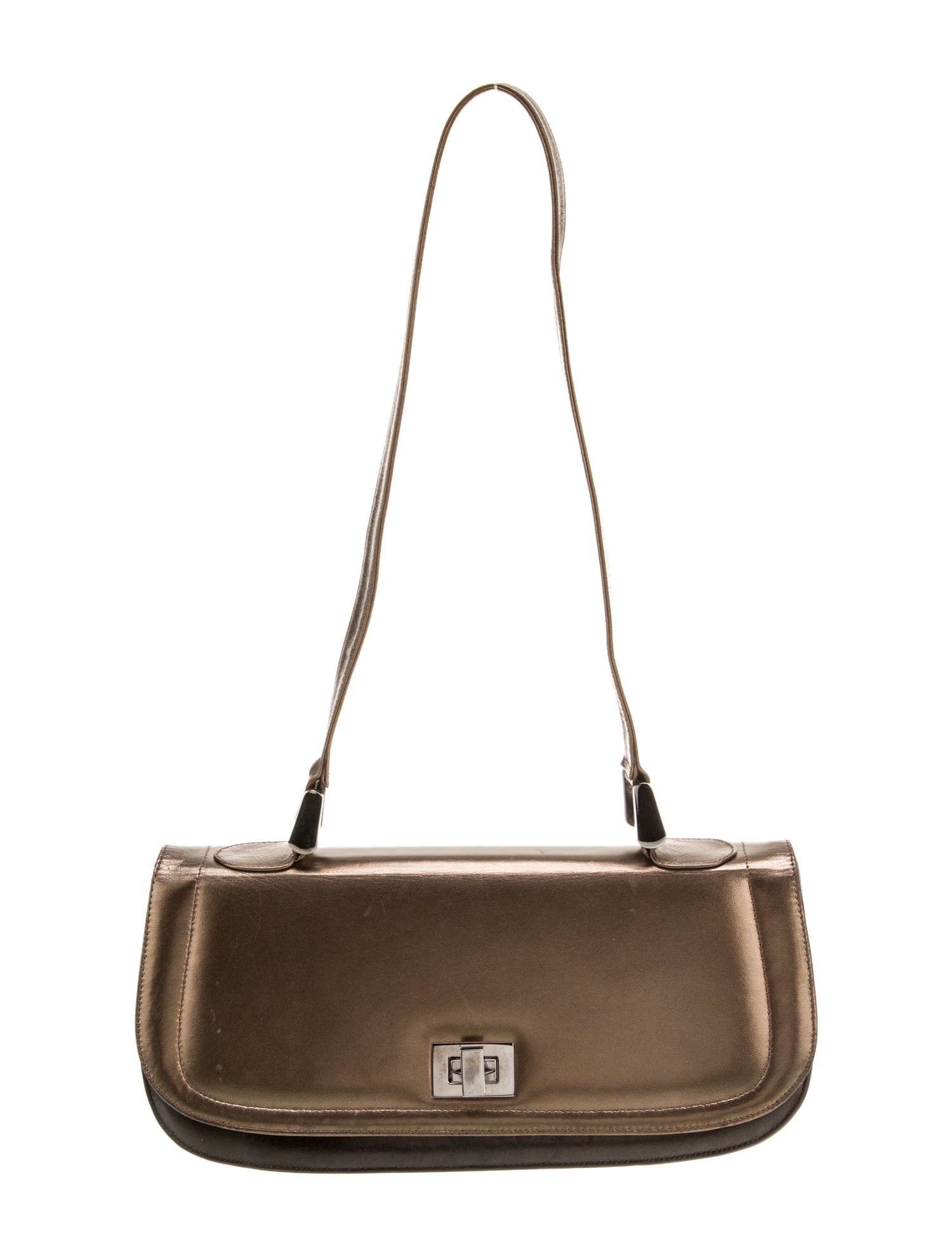 Stuart Weitzman Patent Leather Shoulder Bag