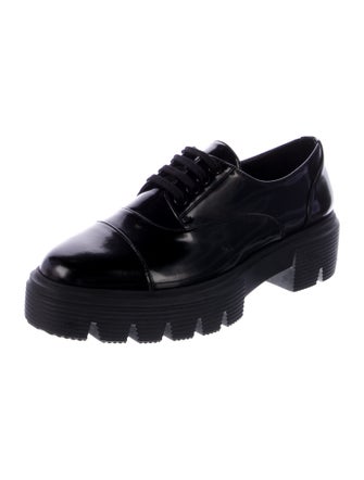 Stuart Weitzman Patent Leather Oxfords