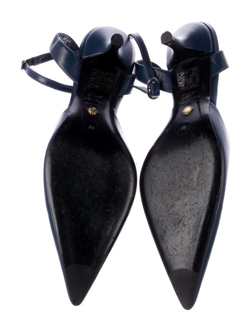 Stuart Weitzman Leather Slingback Flats