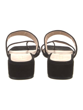 Stuart Weitzman Suede Slingback Sandals