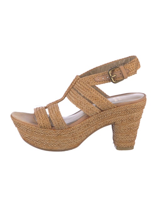 Stuart Weitzman Leather Espadrilles