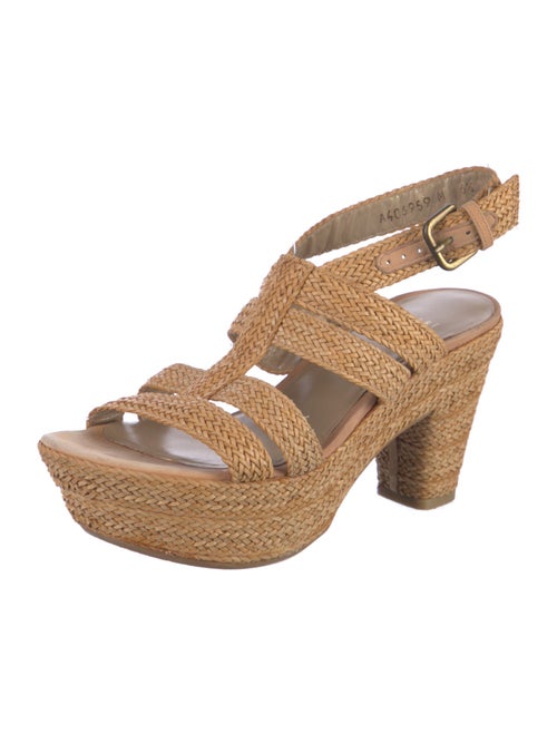 Stuart Weitzman Leather Espadrilles