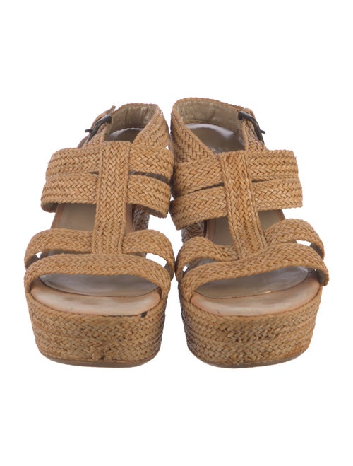 Stuart Weitzman Leather Espadrilles
