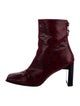 Stuart Weitzman Embossed Leather Animal Print Boots