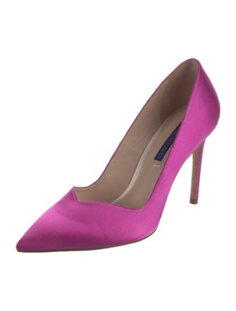 Stuart Weitzman Satin Pumps