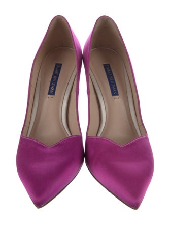 Stuart Weitzman Satin Pumps