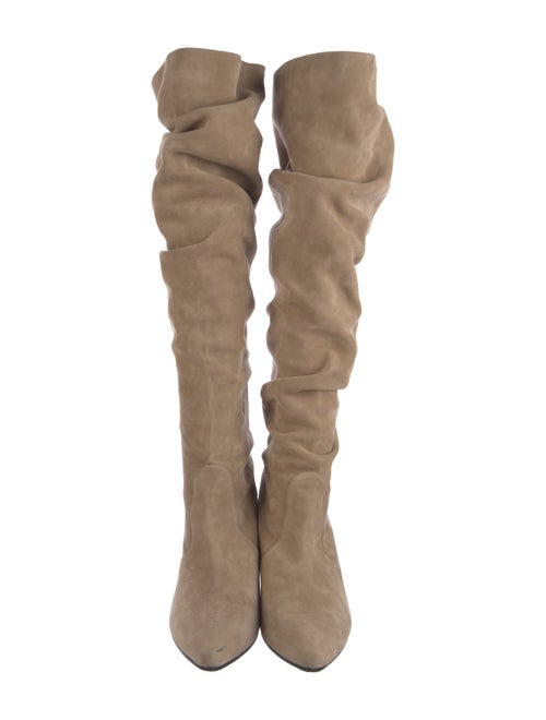 Stuart Weitzman Suede Slouch Boots