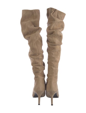 Stuart Weitzman Suede Slouch Boots