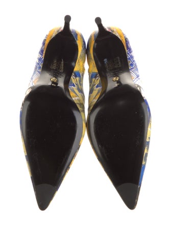 Stuart Weitzman Leather Printed Boots