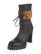 Stuart Weitzman Leather Lace-Up Boots