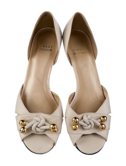 Stuart Weitzman Leather D'Orsay Pumps