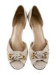 Stuart Weitzman Leather D'Orsay Pumps