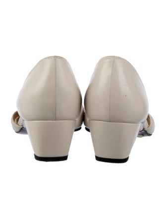 Stuart Weitzman Leather D'Orsay Pumps