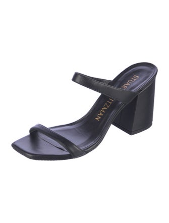 Stuart Weitzman Leather Slides