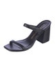 Stuart Weitzman Leather Slides