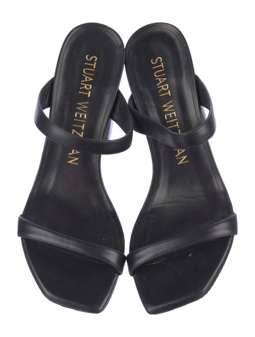 Stuart Weitzman Leather Slides