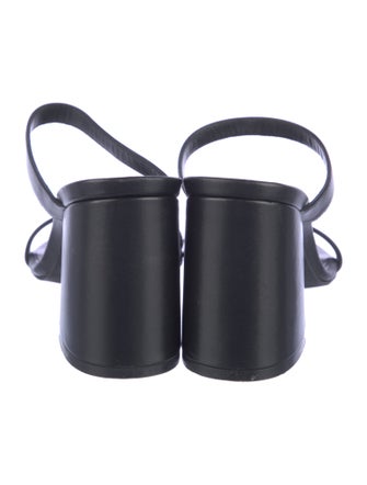 Stuart Weitzman Leather Slides