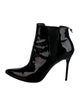 Stuart Weitzman Patent Leather Chelsea Boots