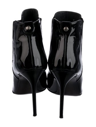 Stuart Weitzman Patent Leather Chelsea Boots