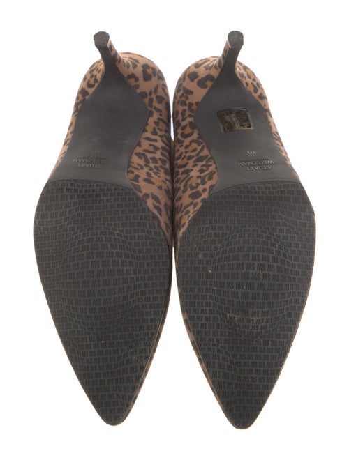 Stuart Weitzman Suede Animal Print Sock Boots