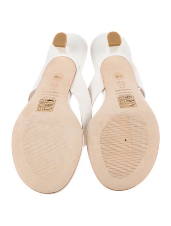 Stuart Weitzman Leather Slides